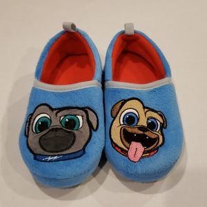 Toddler boys slippers 7/8 puppy dog pals